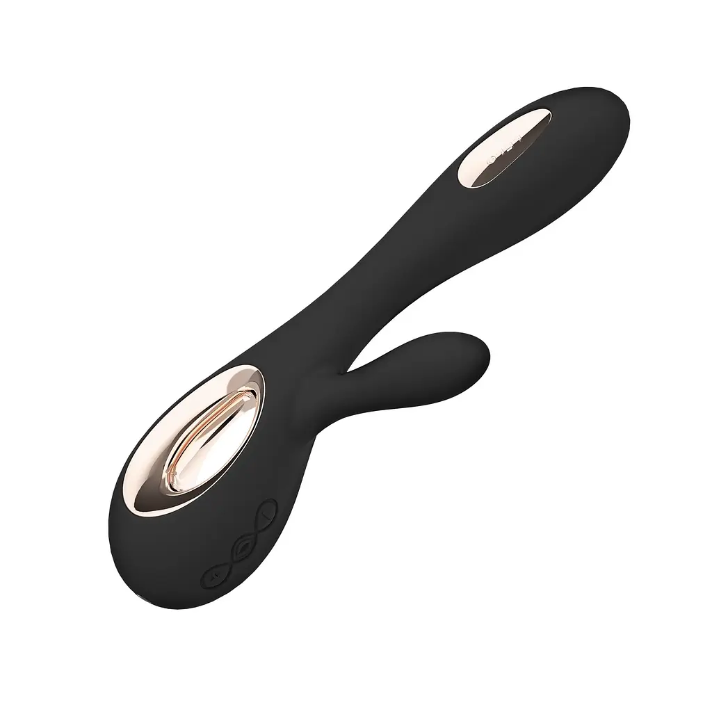 Вібратор-кролик LELO Soraya Wave Black, манливі рухи стовбура - фото 5