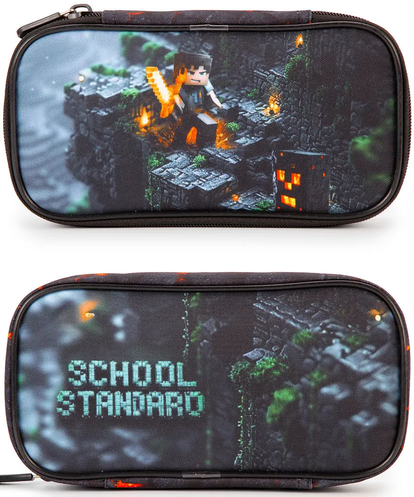 Шкільний ортопедичний рюкзак 3 в 1 для хлопчика School Standard 38х30х18 см Майнкрафт для першокласника (Full 150-44) - фото 2