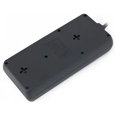 Мережевий фільтр живлення REAL-EL REAL-EL RS-8 PROTECT, 3m, black (EL122300022) - фото 7
