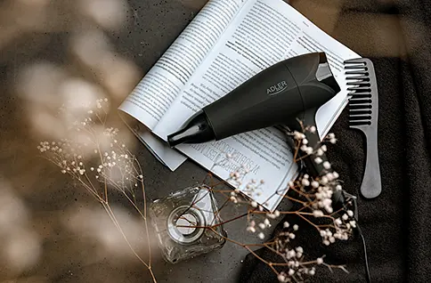 Фен для волос складной 2100 Вт резиновый корпус Adler AD 2267 - фото 6