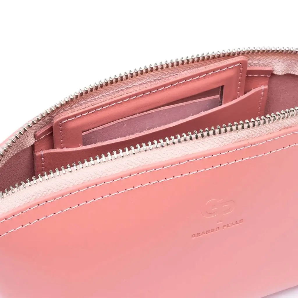 Жіноча косметичка зі шкіри Amelin Grande Pelle 11299 - фото 4