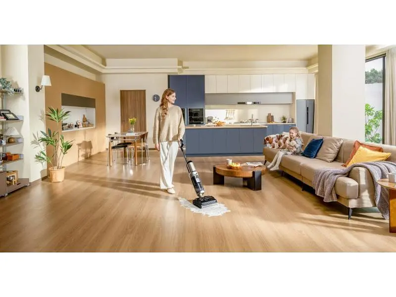 Акумуляторний мийний пилосос Tineco Floor One S5 Stretch Gold (FW690100PL) - фото 7