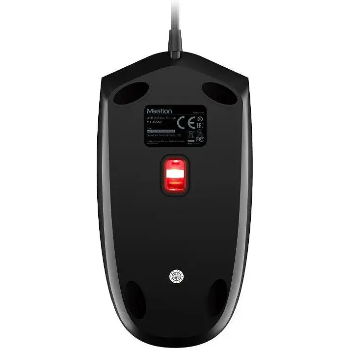 Мышь проводная MeeTion MT-M362 USB подключение - 3 режима 800 / 1200 / 1600 DPI черная - фото 10