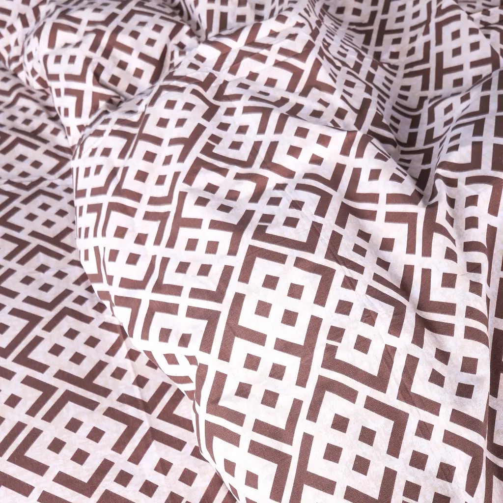Наволочка Mirson Ranforce Elite Abstract Brown 60х60 см (2200013165323) - фото 3