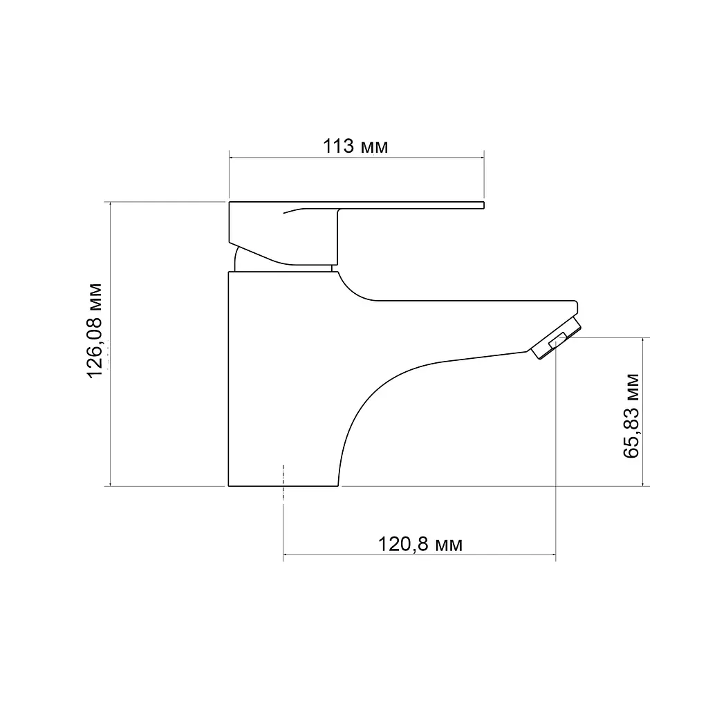 Смеситель для раковины Lidz Tani 001F1 (k40) LDTAN001F1CRM44957 Chrome - фото 2