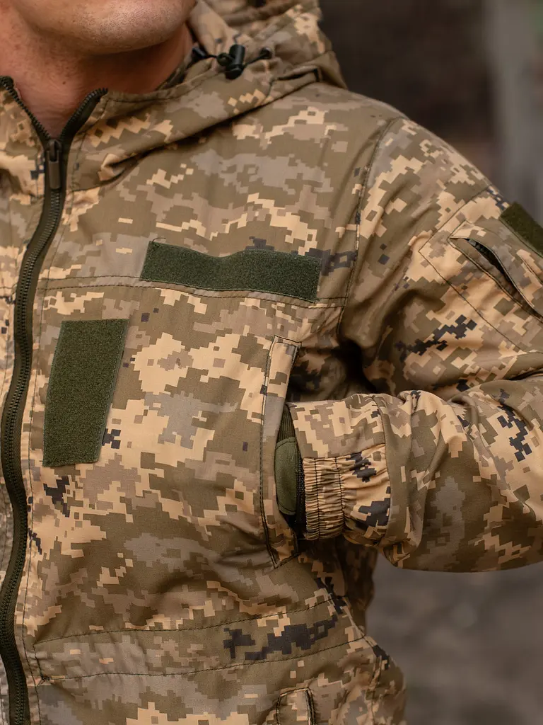 Куртка-вітрівка тактична Klost Poplin колір ММ14, 60 - фото 6