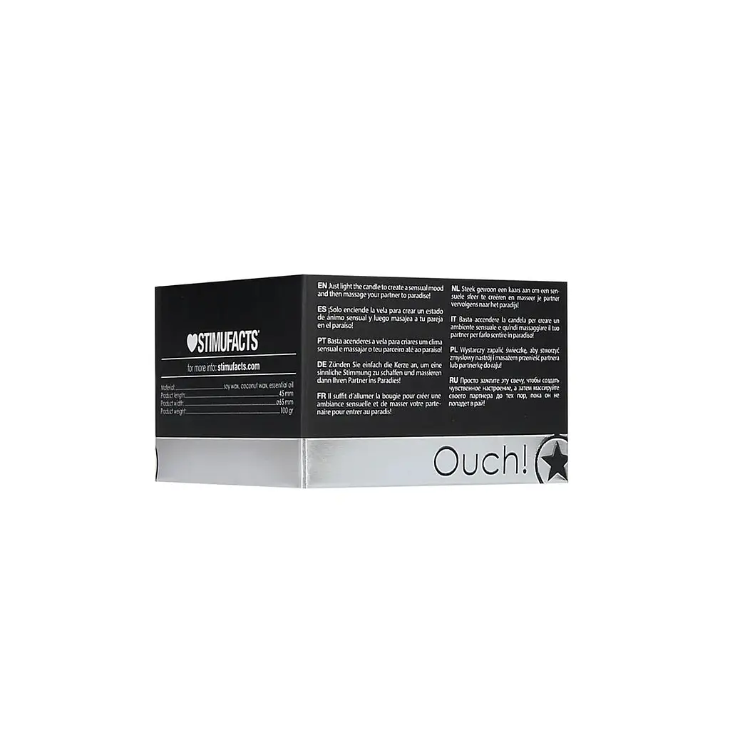 Масажна свічка Ouch! Massage Candle Rose Scented, 100 г - фото 5
