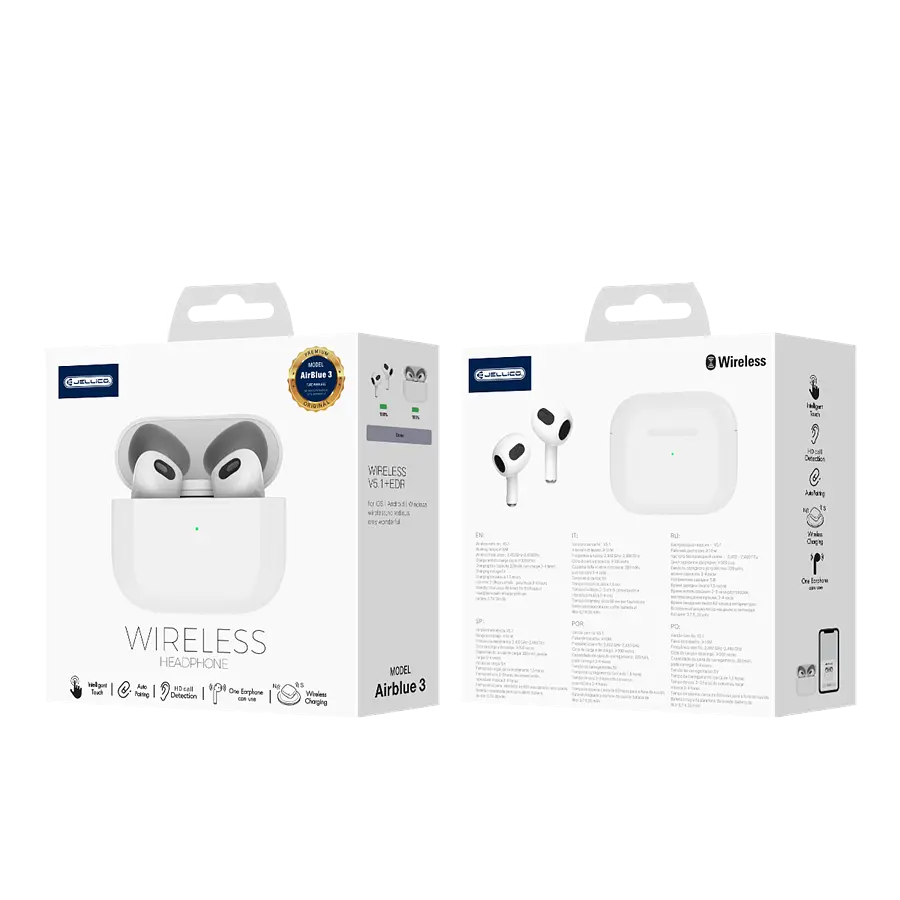 Наушники Jellico Airblue Mini TWS беспроводная стереогарнитура - фото 8