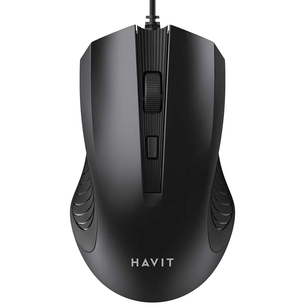 Дротова миша Havit USB чорна (HV-MS752)