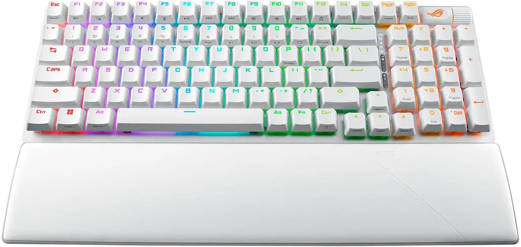 Клавіатура ASUS ROG Strix Scope II NX Snow Wireless EN RGB White (90MP037A-BKUA30) - фото 6