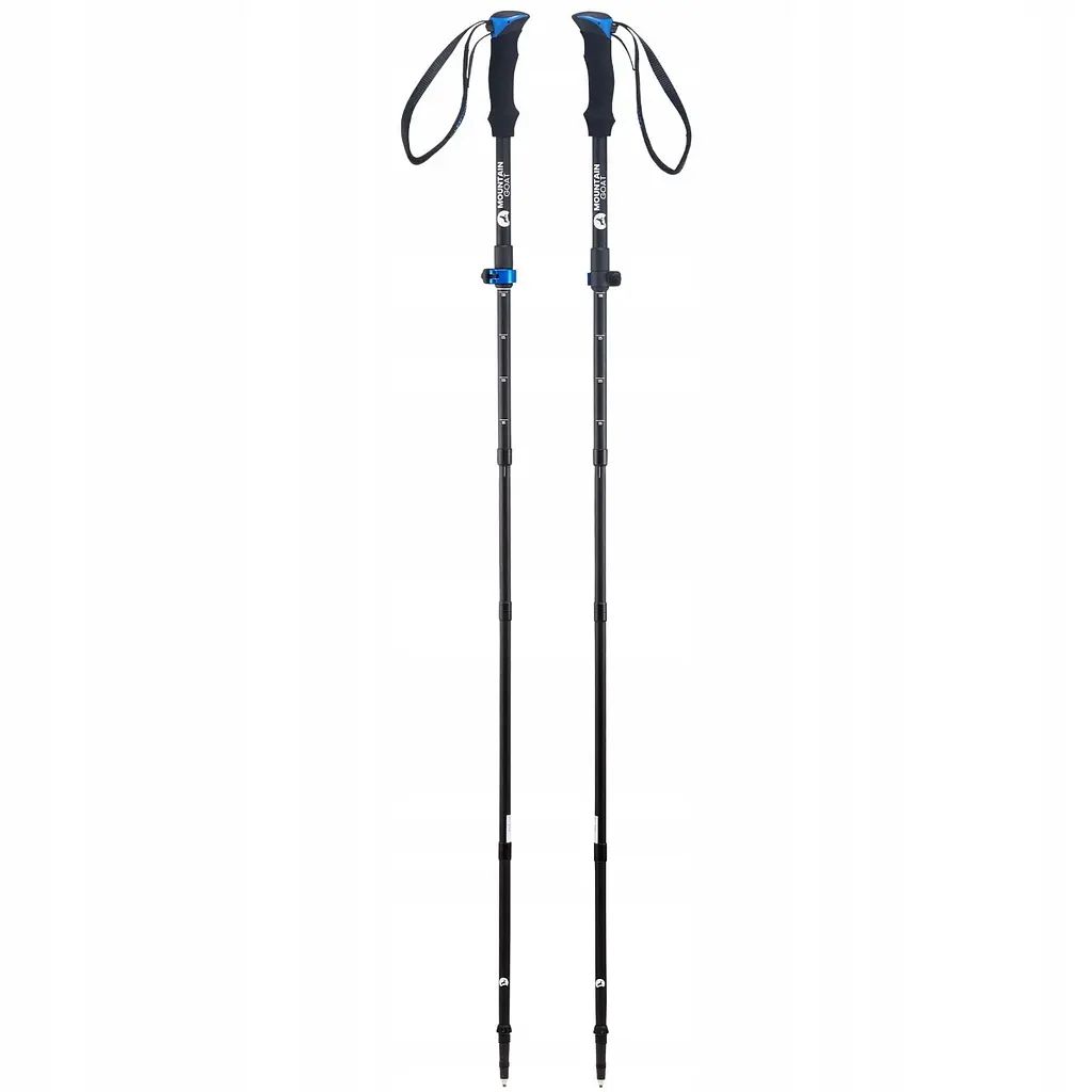 Трекінгові палиці Mountain Goat Pro+ 43-130 см MG0007 Black/Blue (P-5907739318244) - фото 7
