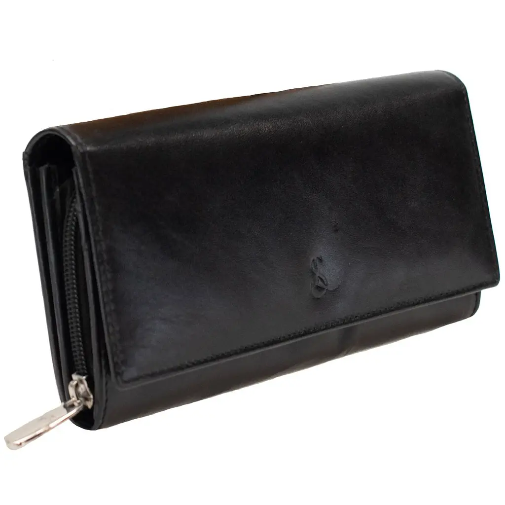 Гаманець жіночий шкіряний Semi Line RFID Black (P8264-0)