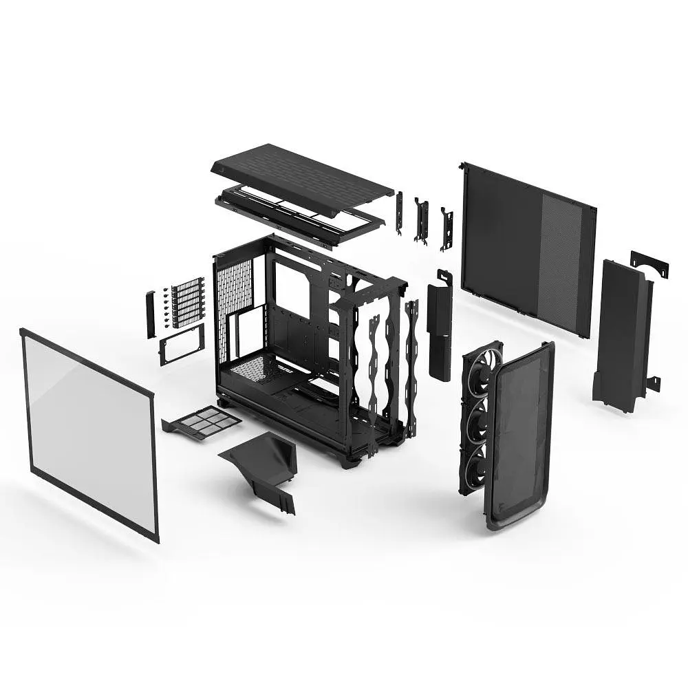 Корпус Fractal Design Meshify 3 XL RGB Tempered Glass без БЖ Black (FD-C-MES3X-04) - фото 2