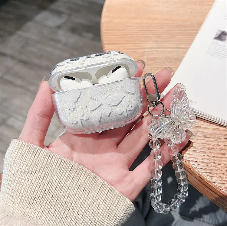 Чохол ANbeauty Butterfly Airpods pro White (AN0103248) - фото 3