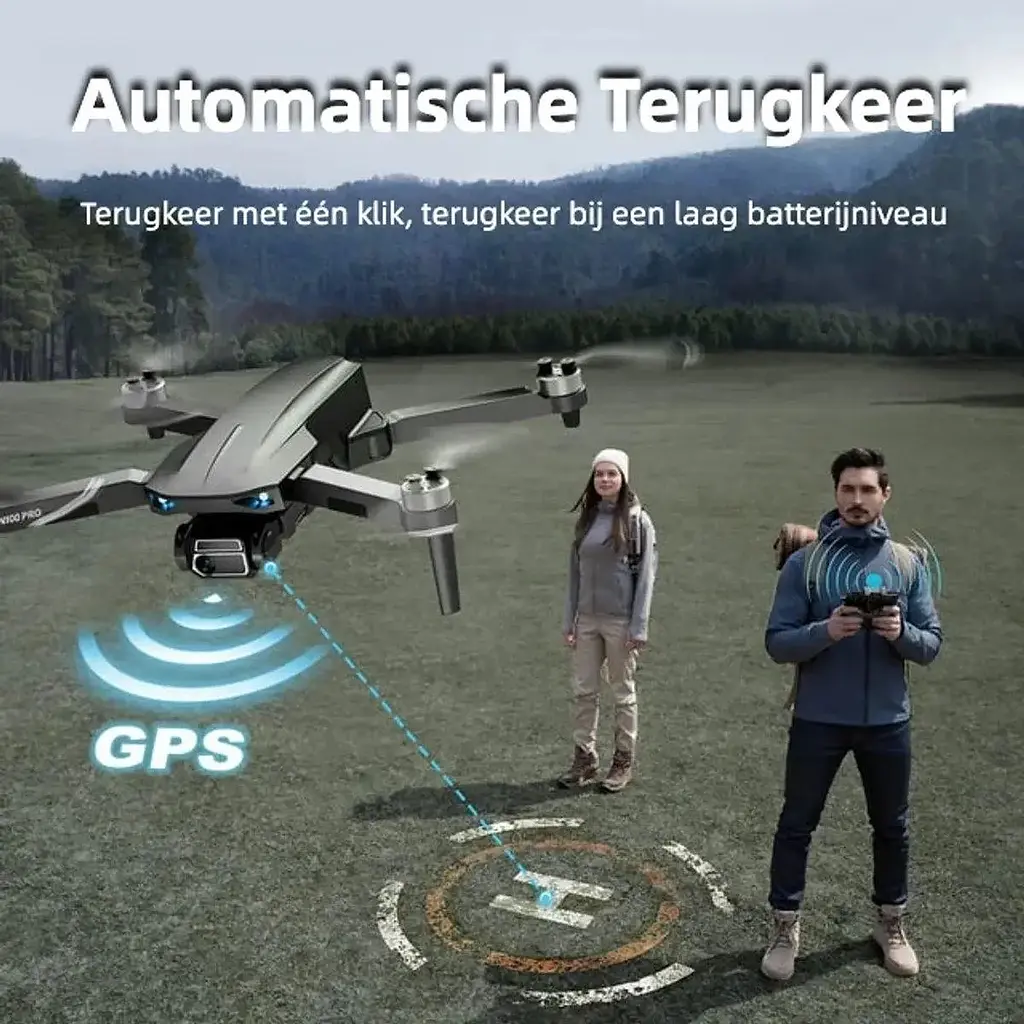 Дрон N100 с камерой 4K - передача WIFI 5G FPV - фото 6