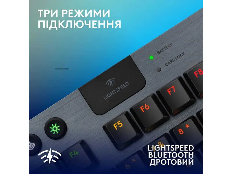 Клавіатура Logitech G915 X LIGHTSPEED TKL Black (920-012721) - фото 4