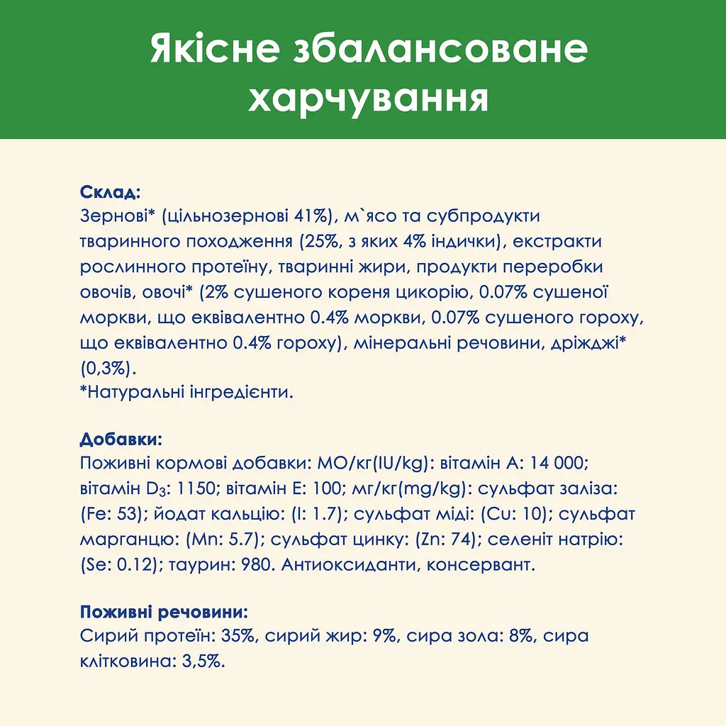 Уцінка. Сухий корм для стерилізованих котів Cat Chow Sterilised з індичкою 1.5 кг - фото 12