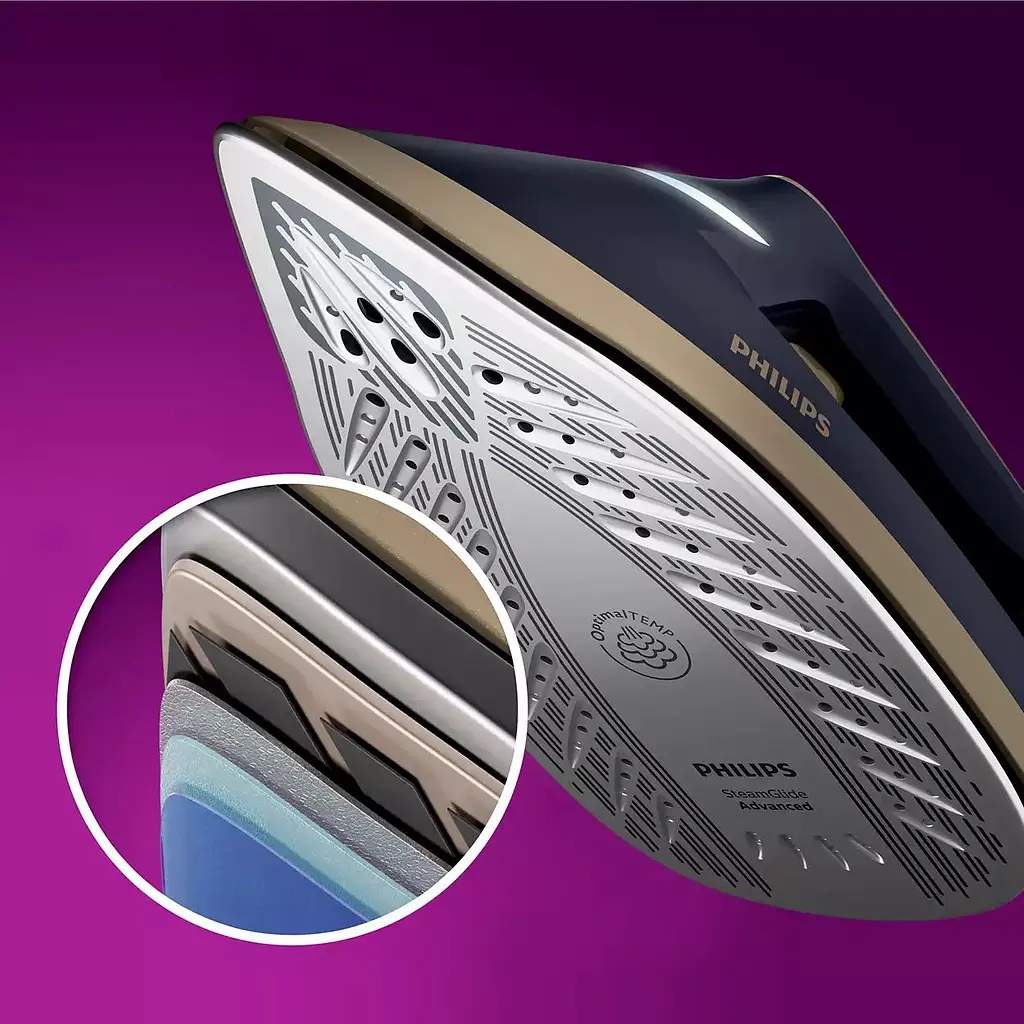 Утюг-парогенератор Philips PerfectCare 6000 Series 2400 Вт сине-золотой (PSG6066/20) - фото 21