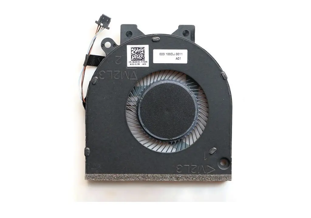 Вентилятор для ноутбука Dell Inspiron 5580, 5588, 5480, 5488 (DFS5K121142620-FKS9), DC (5V, 0.5A), 4pin - фото 2