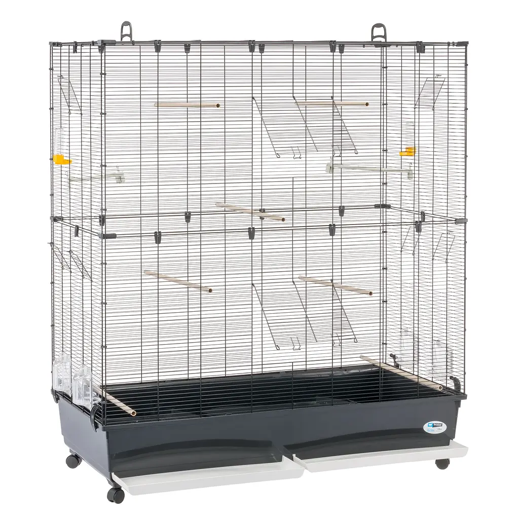 Клітка для птахів Ferplast Planeta Large чорна 111x59x135 см 52066917 - фото 2