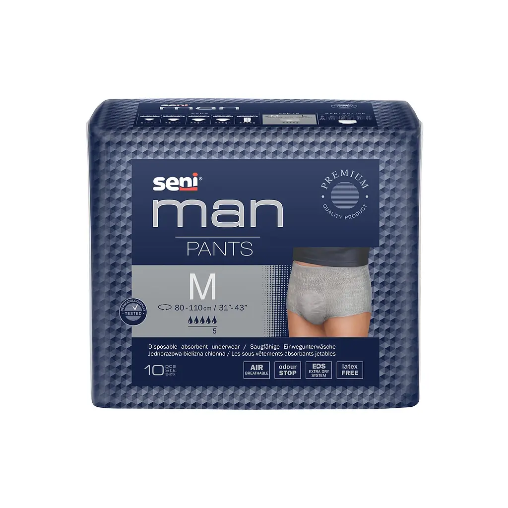 Підгузки для дорослих Seni Man Pants Medium 10 шт 5900516800543