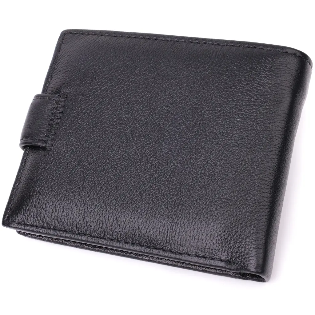 Кожаный мужской бумажник ST Leather 11,5х9,5х1,5 см acs0028284 - фото 2