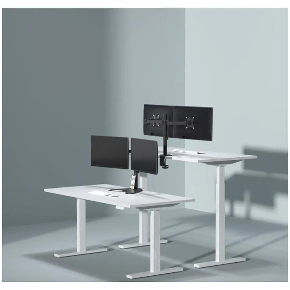 Кронштейн настільний для двох моніторів 17-32 дюйми OfficePro OPSMA-102 Black - фото 16