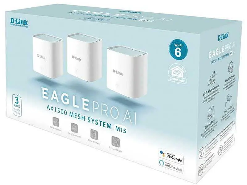 Mesh-система D-Link EAGLE PRO AI 3-Pack (M15-3) - фото 8