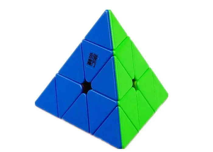 Пірамідка Ю-Джи Yulong V2M без наліпок кольоровий пластик (YJ Yulong Pyraminx V2M Stickerless) (YJ8389) - фото 2
