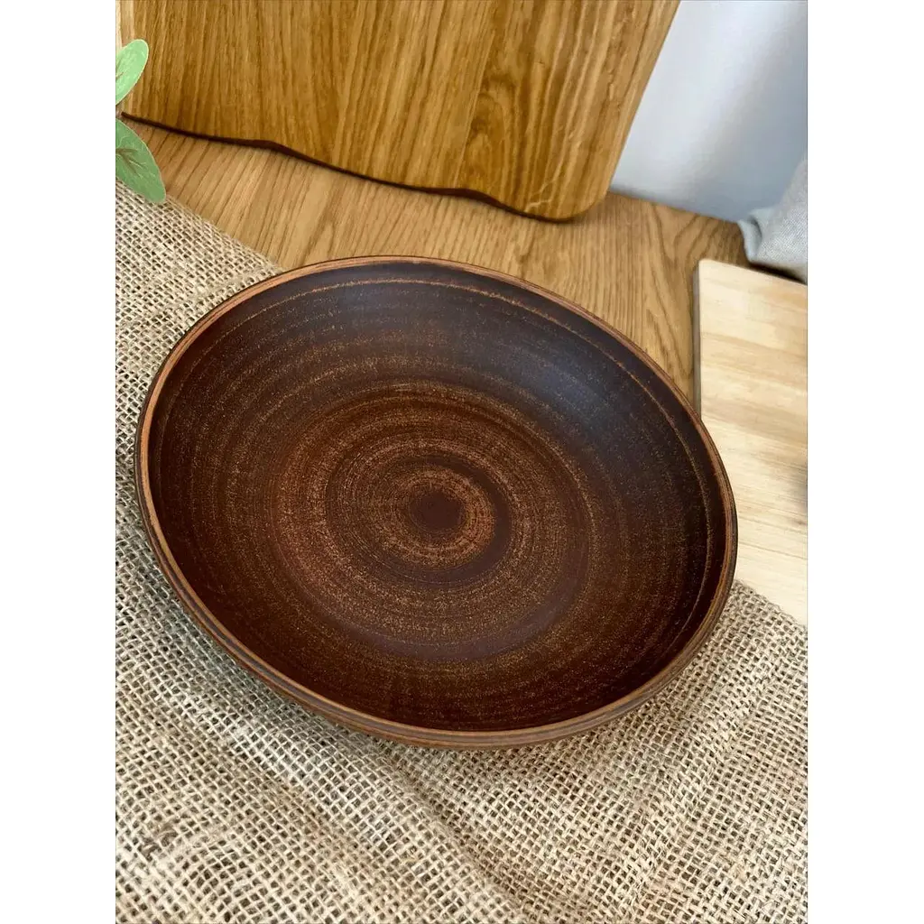 Салатник керамічний (глиняний) 600 мл - фото 2