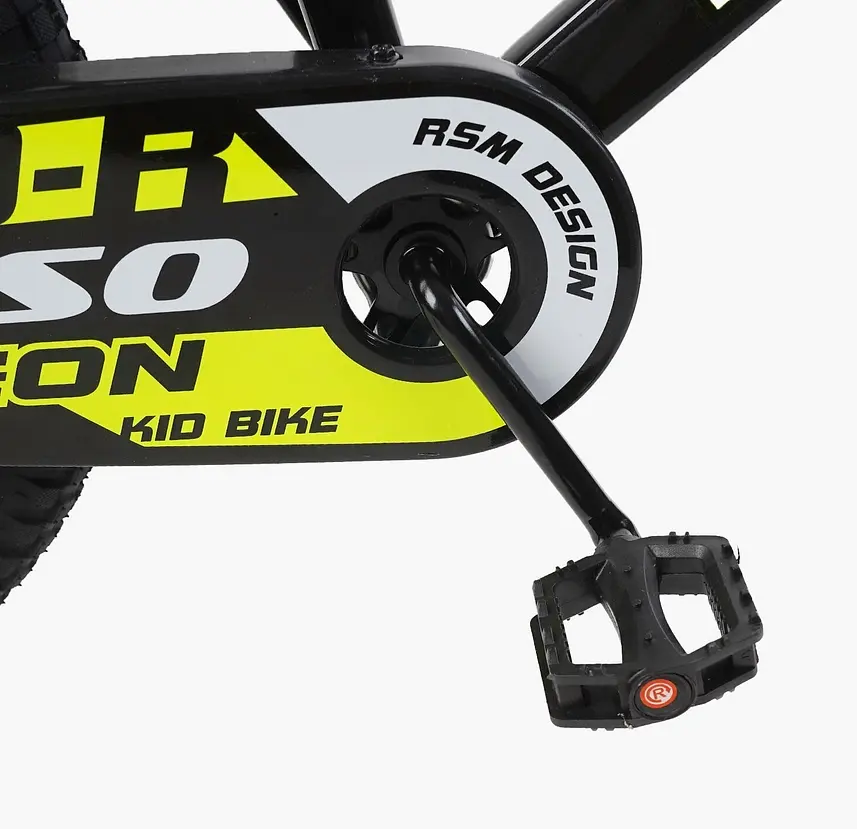 Велосипед Corso Falcon 20" 2-х колісний FL-20299 сталева рама, диск. гальма, дод. колеса, дзвінок, пляшечка, кошик, зібраний на 85% - фото 6