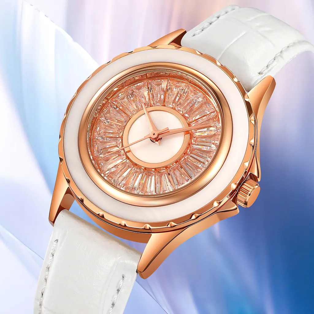 Жіночий наручний годинник 2172RGWT Rose Gold-White Skmei acs0030199 - фото 5