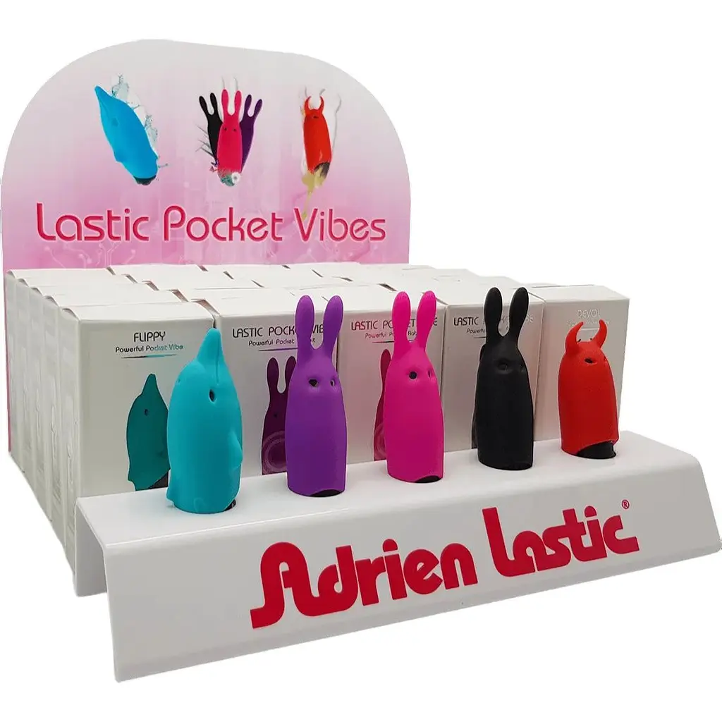 Набор вибраторов Adrien Lastic Promo Pack Pocket Vibe (25 шт. + тестеры) - фото 2