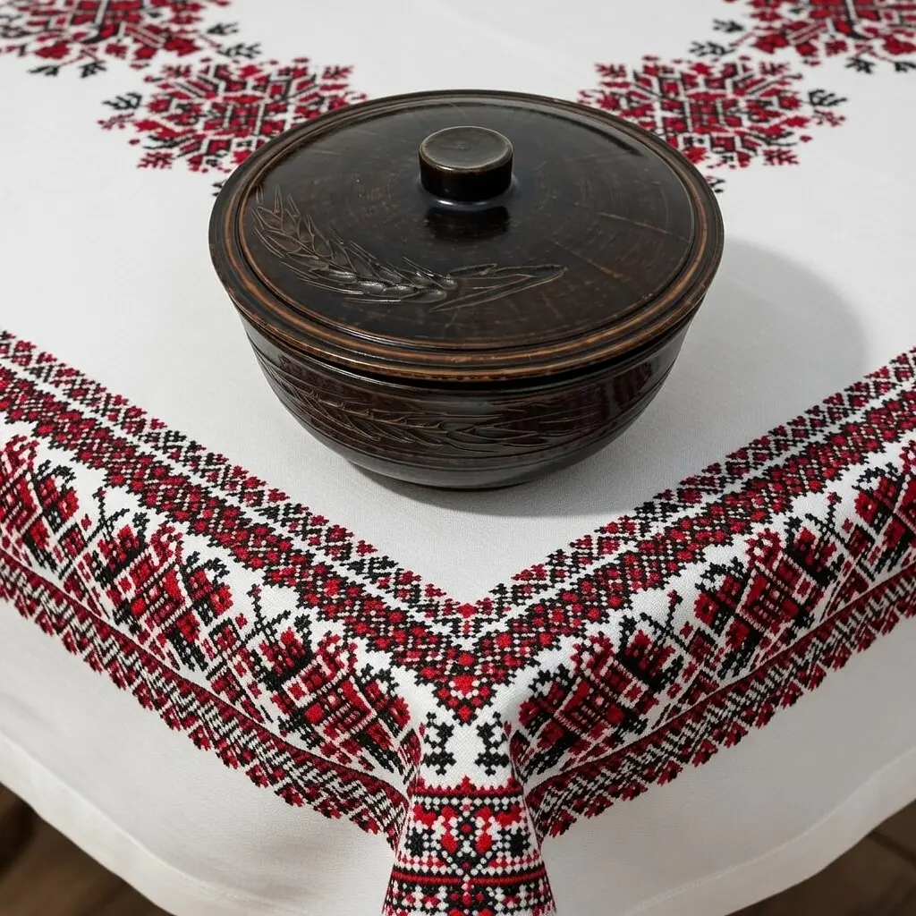 Супник с крышкой из красной глины 1.8 л Колосок молоченная керамика Украинская глиняная посуда - фото 7