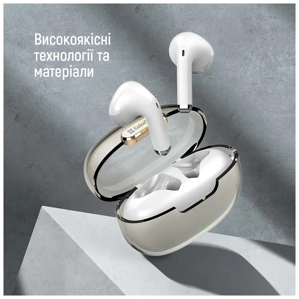 Навушники ColorWay Slim TWS-2 Earbuds White (CW-TWS2WT) - фото 8