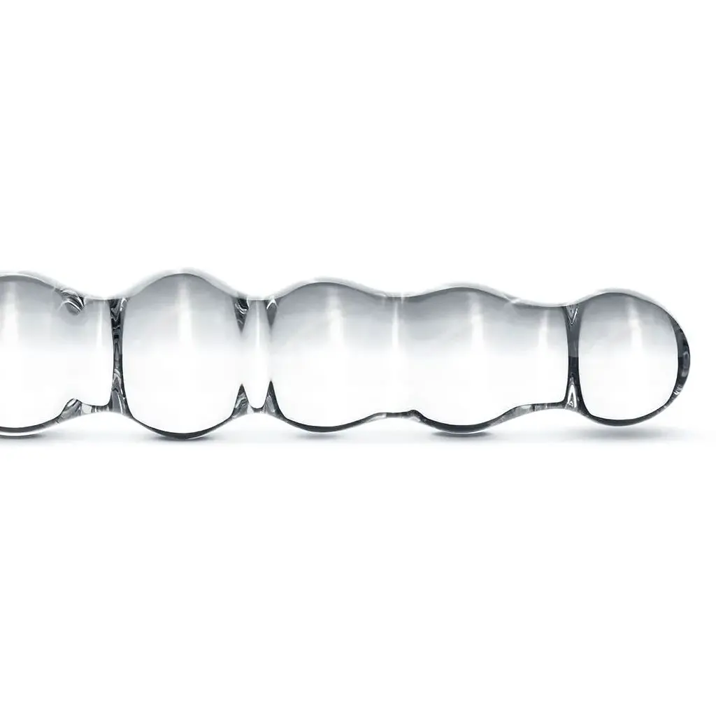 Скляний дилдо у вигляді намистин Gildo Glass Dildo No. 19 - фото 3