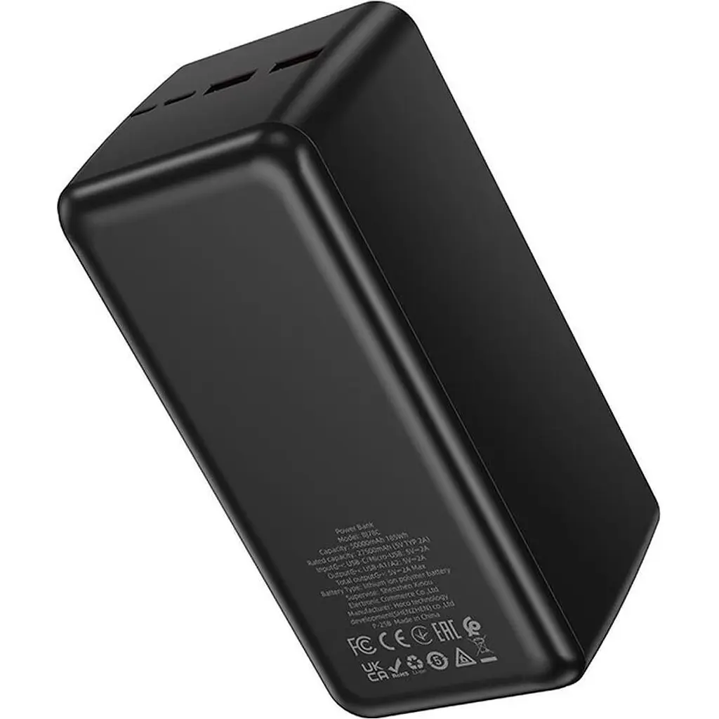 Зовнішній акумулятор Borofone BJ80C Clever 50000mAh 22.5W Black [161173] - фото 5