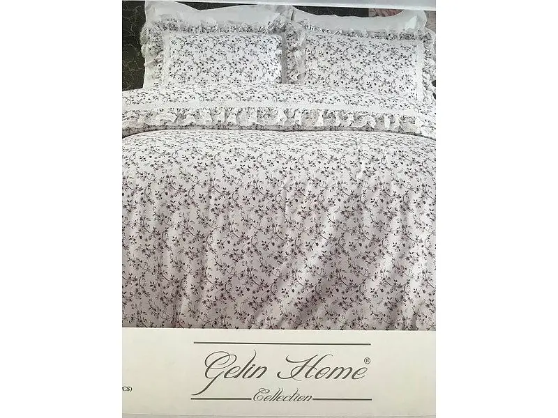Постільна білизна Gelin Home Gon lila Сатин Преміум Gelin Home pbe0052007 - фото 3