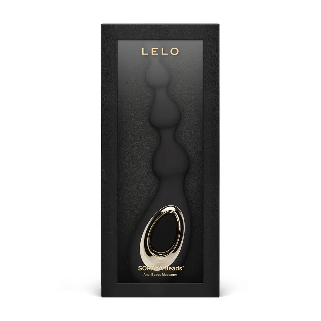 Анальний вібратор LELO Soraya Beads Black, 23,4 см, чорний - фото 6