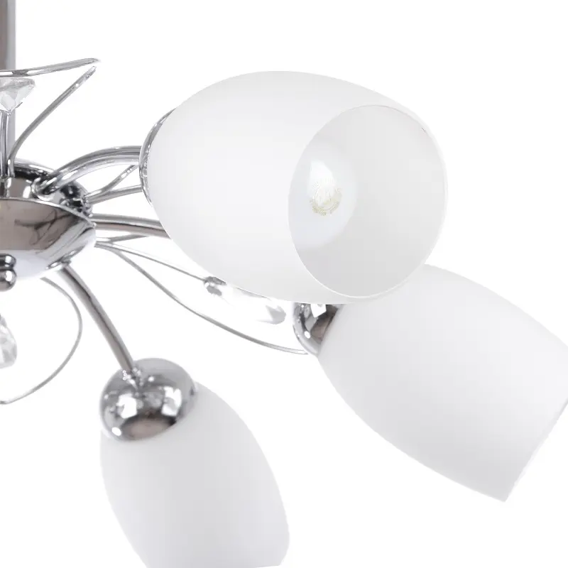 Люстра подвесная Brille E27 40W CHR (LK-212S/6) - фото 2