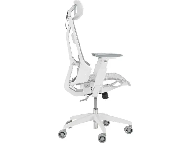 Комп'ютерне крісло для геймера Asus SL400C ROG Destrier Core Ergo Moonlight White (90GC01P0-MSG070) - фото 5