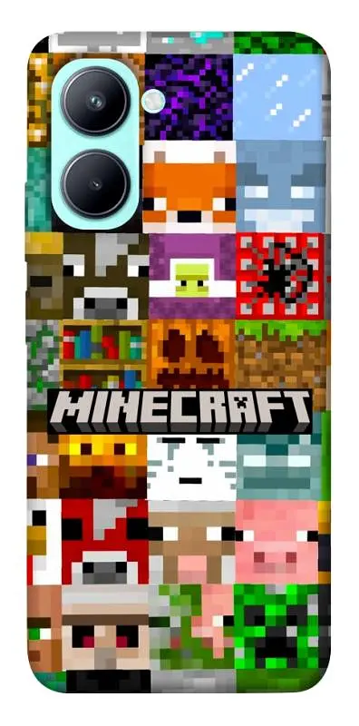 Чохол Demsky Minecraft collage для Realme C33