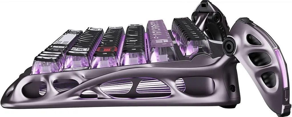 Клавіатура GravaStar Mercury V75 Pro 80keys Gateron Jade Gaming 8K USB-A RGB Iron Purple (GSV75PRO_PL) - фото 7