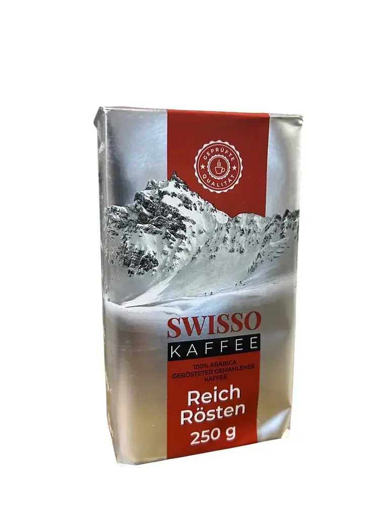 Кава Swisso Reich Rosten мелена 100% арабіка 250 г