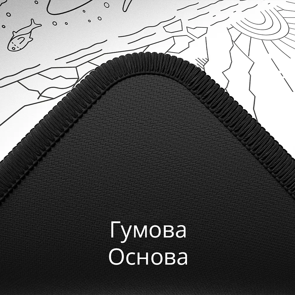 Килимок для миші Dark Project Terra Nostra XL Білий - фото 8