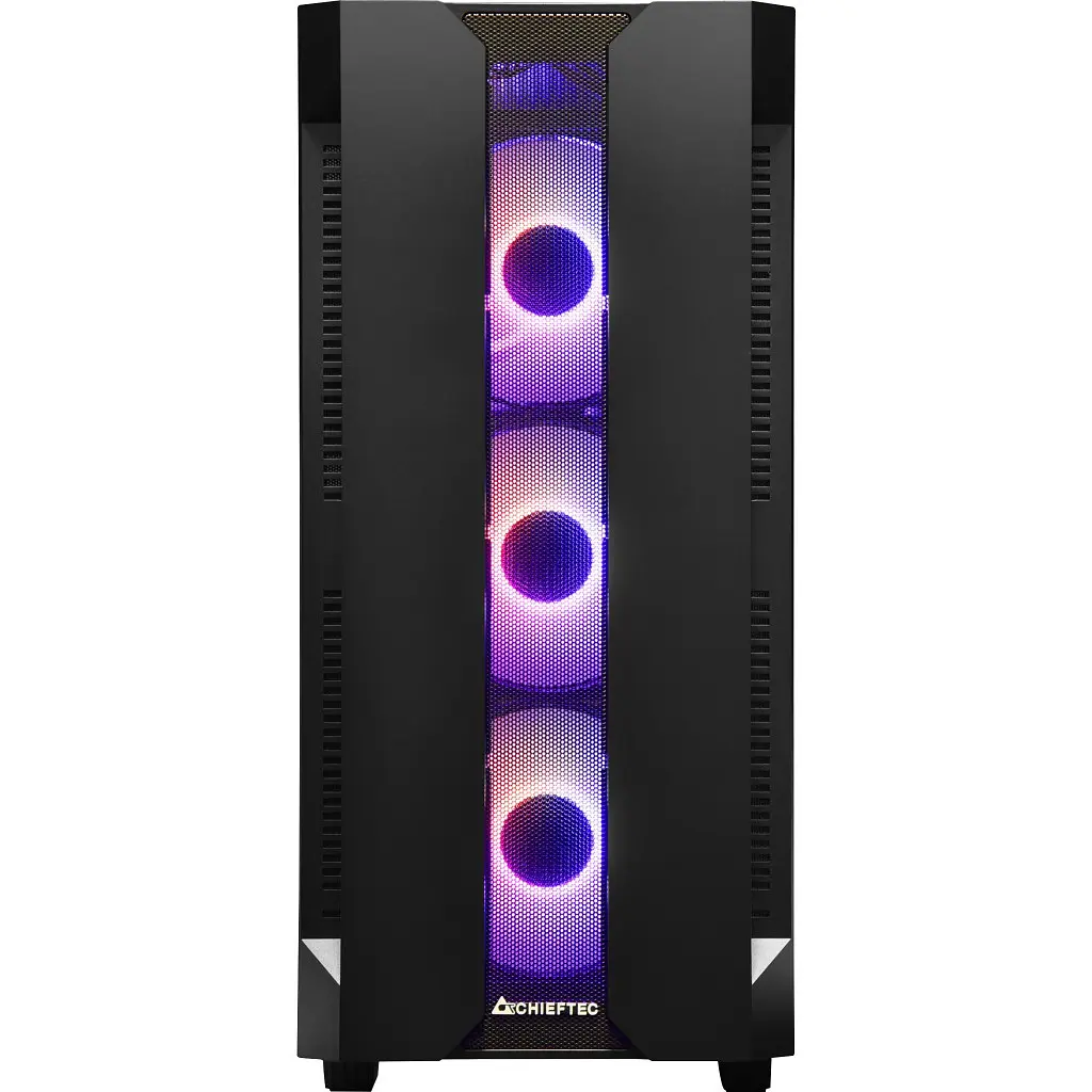 Корпус для ПК Chieftec Gaming Hunter Tempered Glass Edition (GS-01B-OP) - фото 4