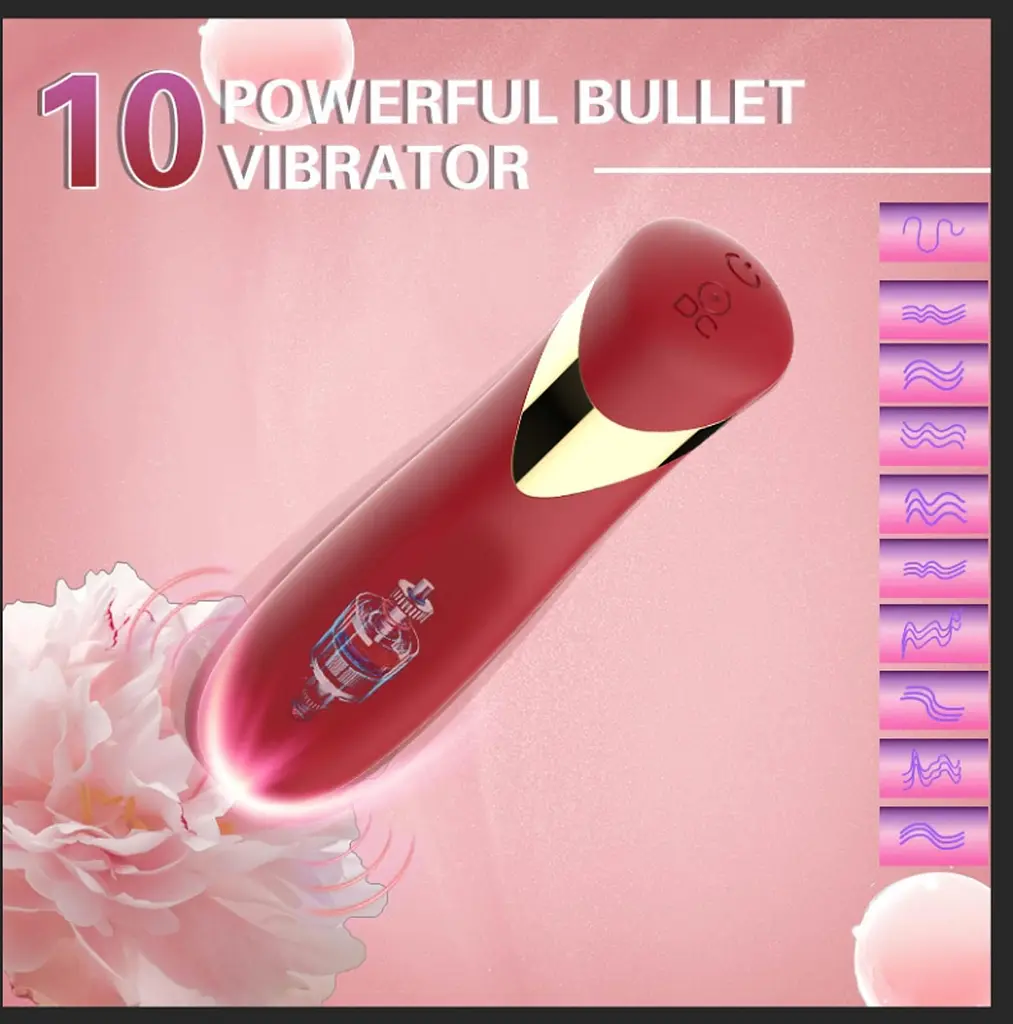 Міні-вібратор - Lipstick Bullet Red - фото 10