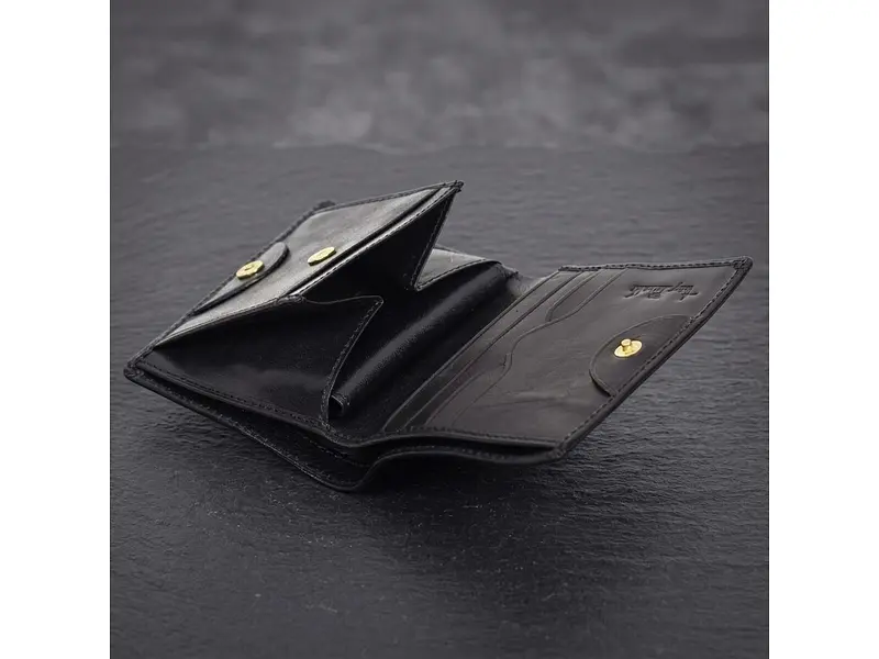 Жіноче вертикальне портмоне із натуральної шкіри Italico 1165 nero Чорне 9x10,5 см TONY PEROTTI acs0032544 - фото 4