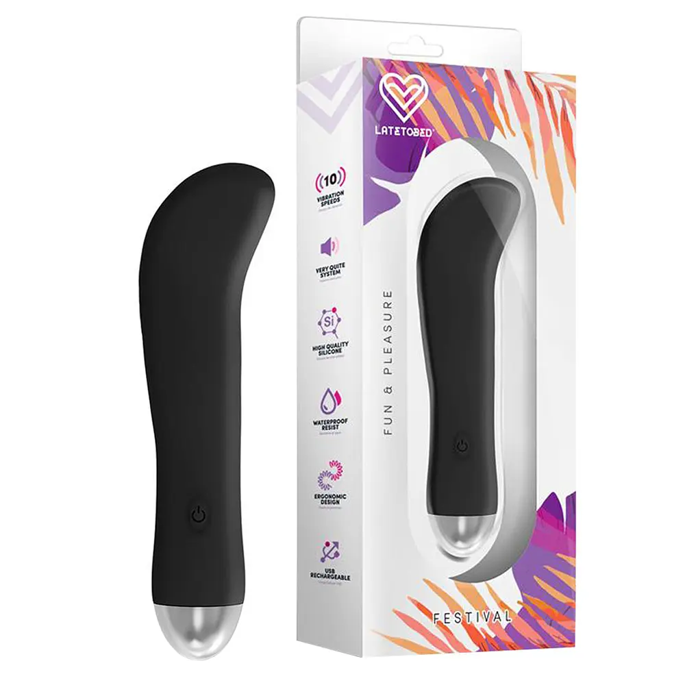 Вибратор Festival Latetobed ​​Ragon 13.5 см черный - фото 2