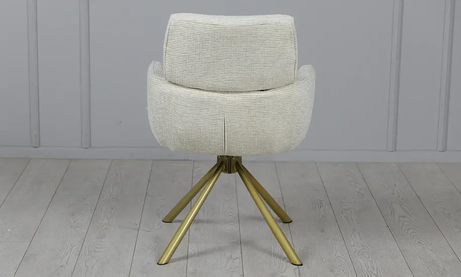 Стул Артур с вращающимся механизмом айвори - фото 6